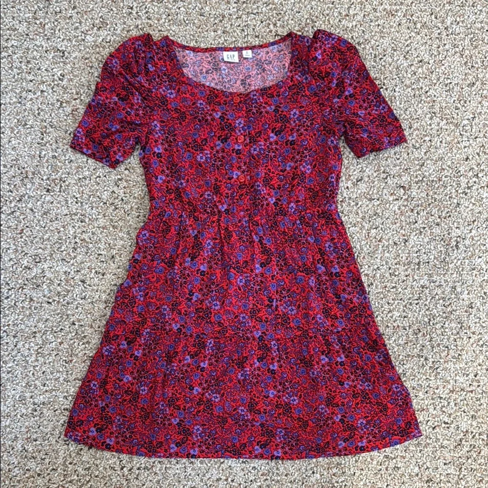 GAP Floral Red Kids Dress